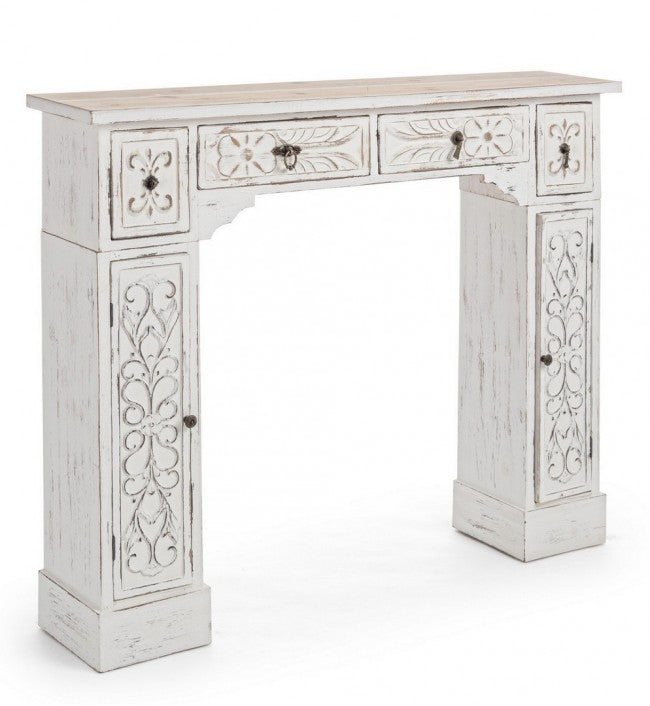 CORNICE PER CAMINO DECOR SPARK BIANCO
