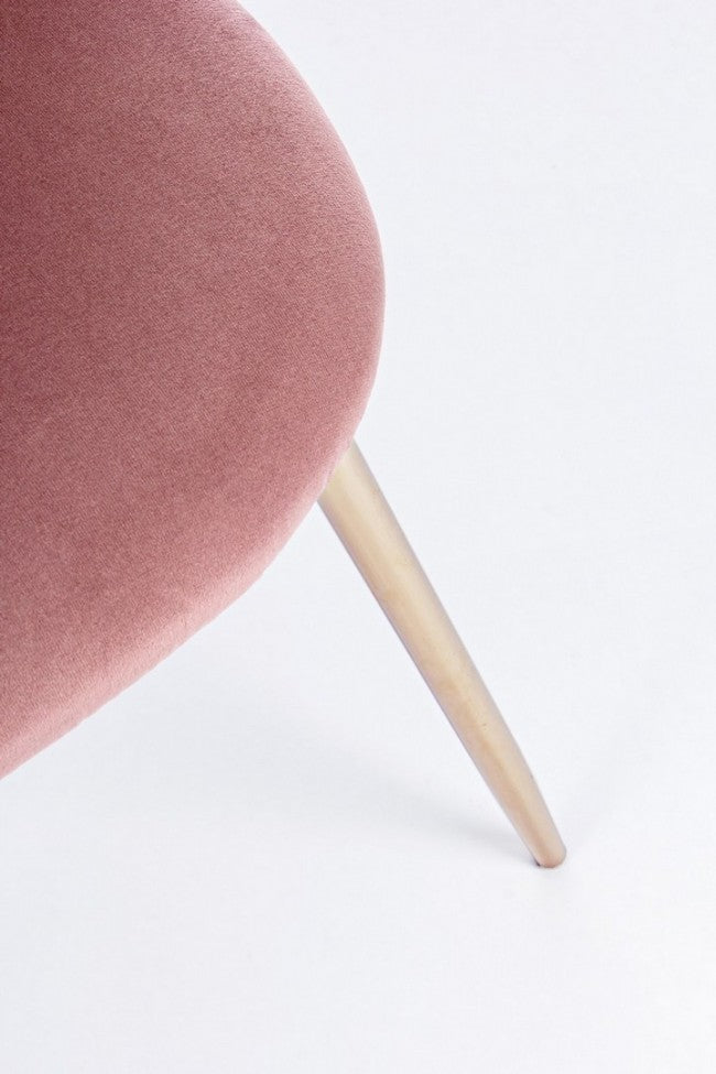 SEDIA TANYA VELLUTO ROSA