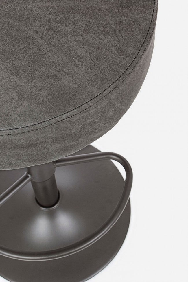 SGABELLO BAR PIPER GRIGIO SCURO VINTAGE