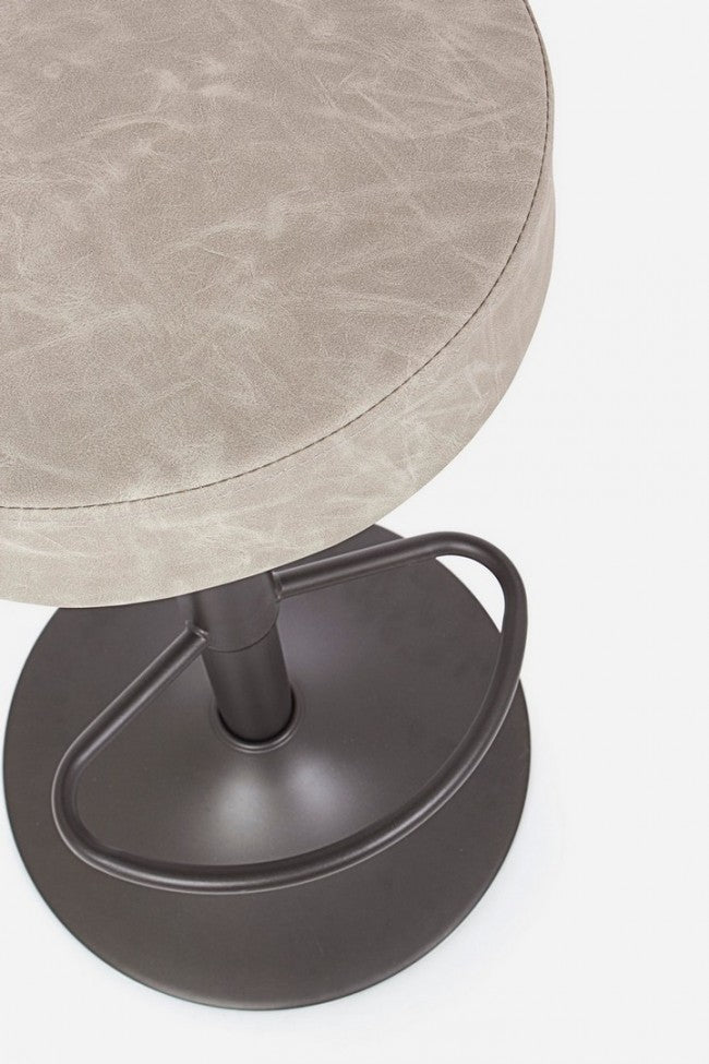 SGABELLO BAR PIPER GRIGIO CHIARO VINTAGE