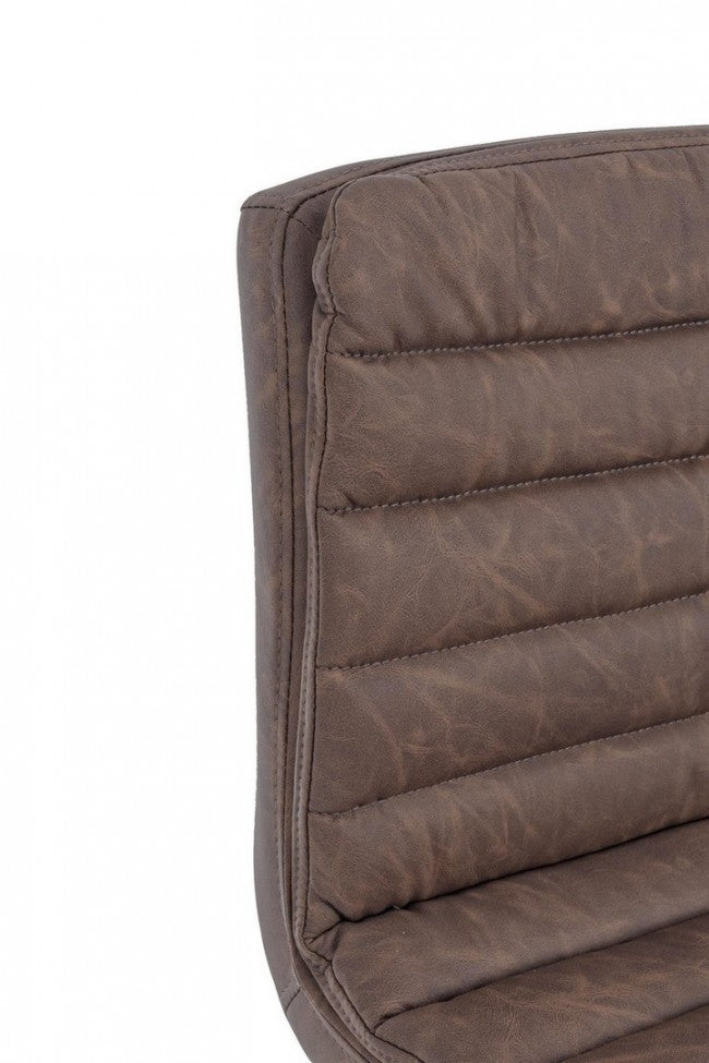 SGABELLO BAR CONNOR MARRONE VINTAGE
