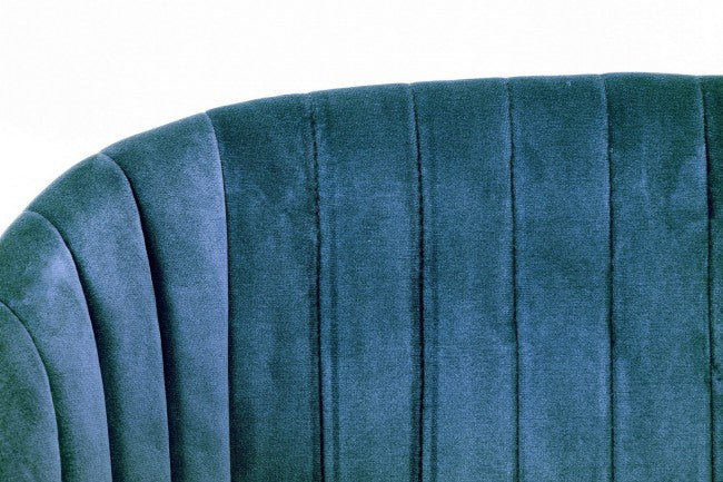 SEDIA QUEEN VELVET BLU