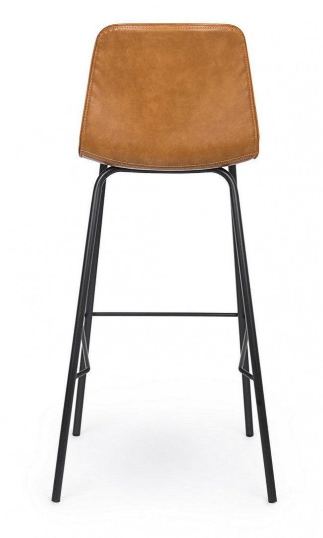 SGABELLO BAR KYRA PU CUOIO VINTAGE