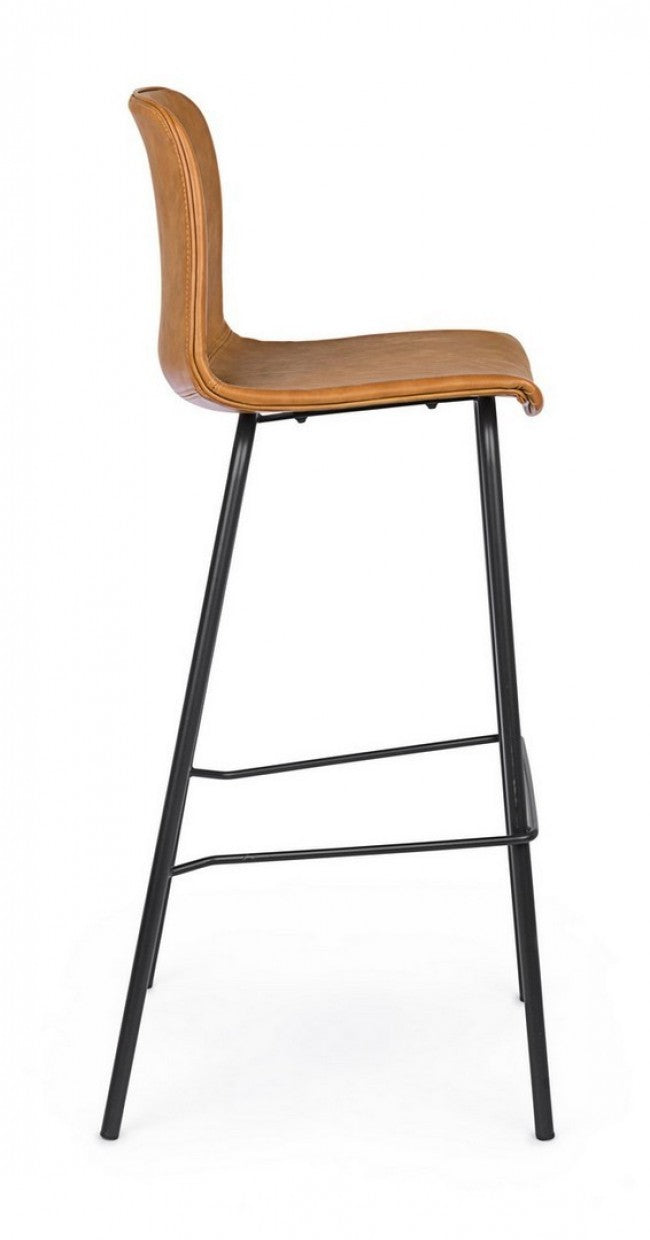 SGABELLO BAR KYRA PU CUOIO VINTAGE