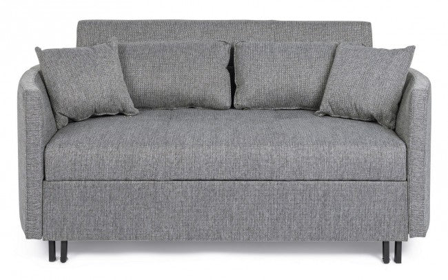 DIVANO LETTO CLAYTON C-C NERO-GRIGIO