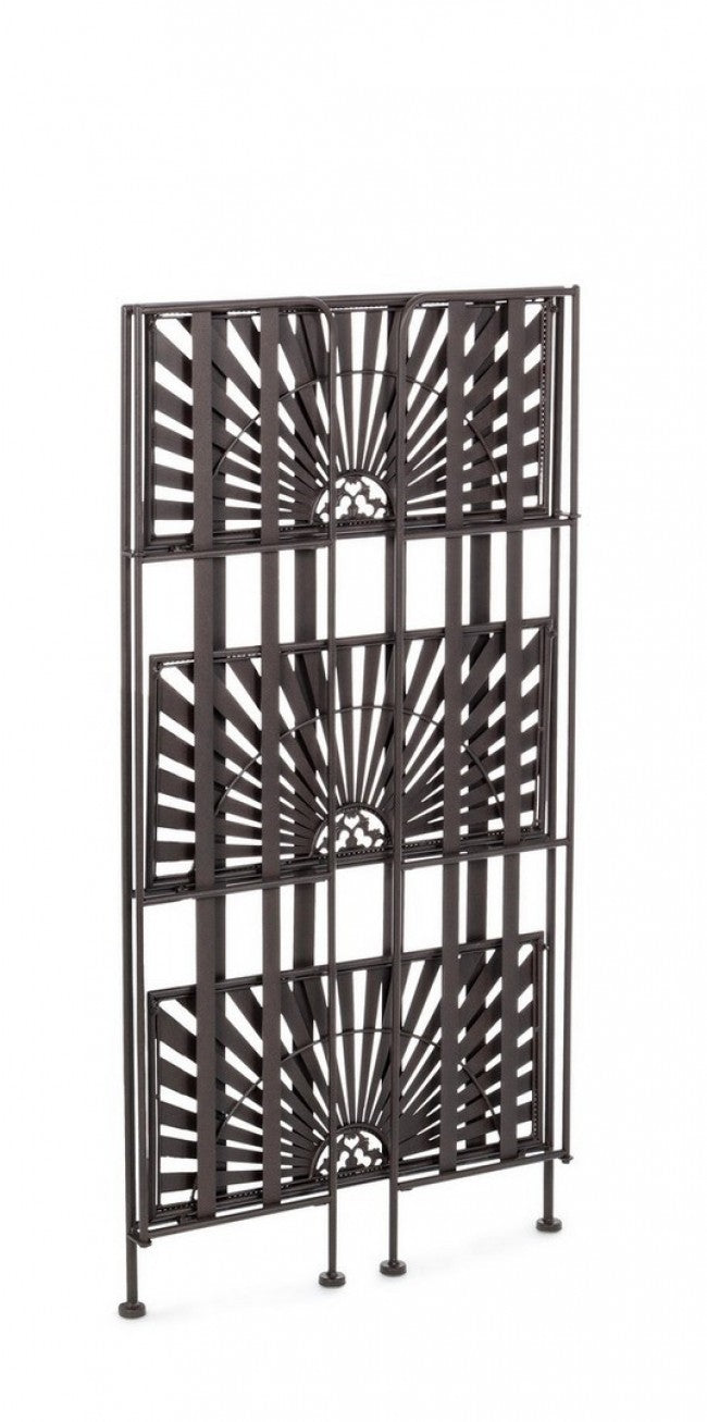 SCAFFALE 3P RAY MARRONE 62X31X116H