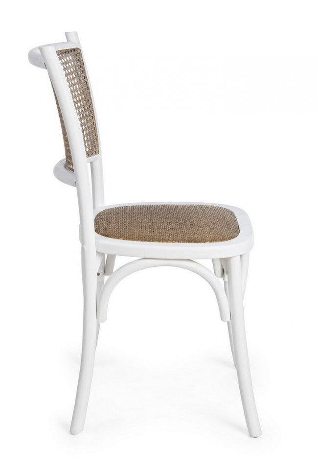 SEDIA CARREL BIANCO