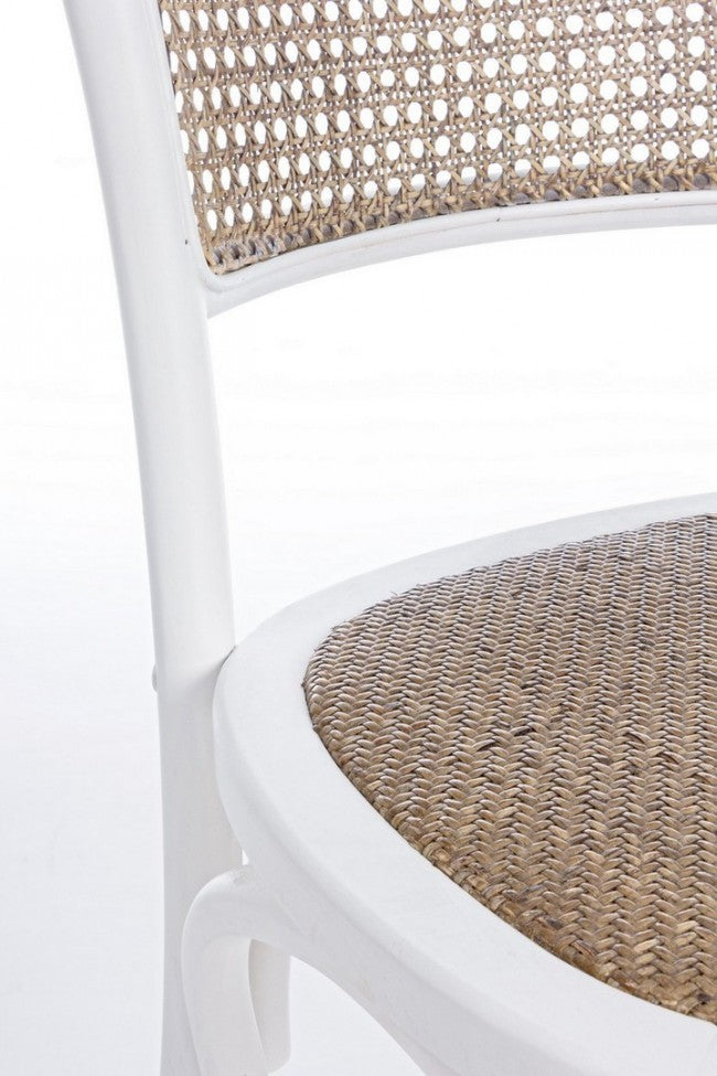 SEDIA CARREL BIANCO
