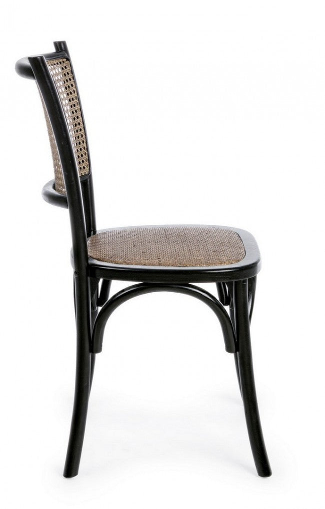 SEDIA CARREL NERO