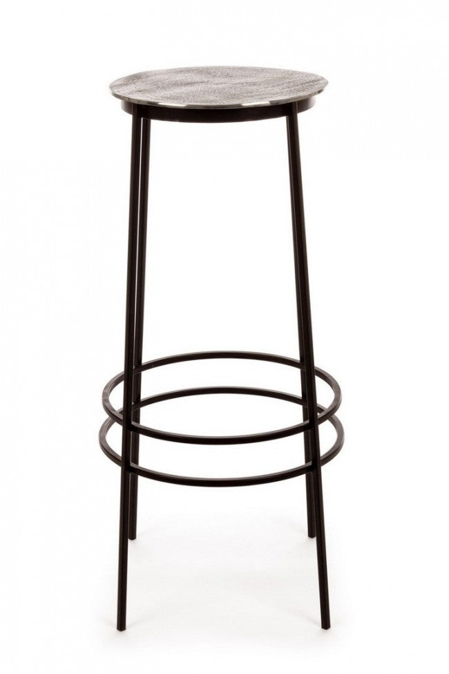 SGABELLO BAR AMIRA NICKLE H77