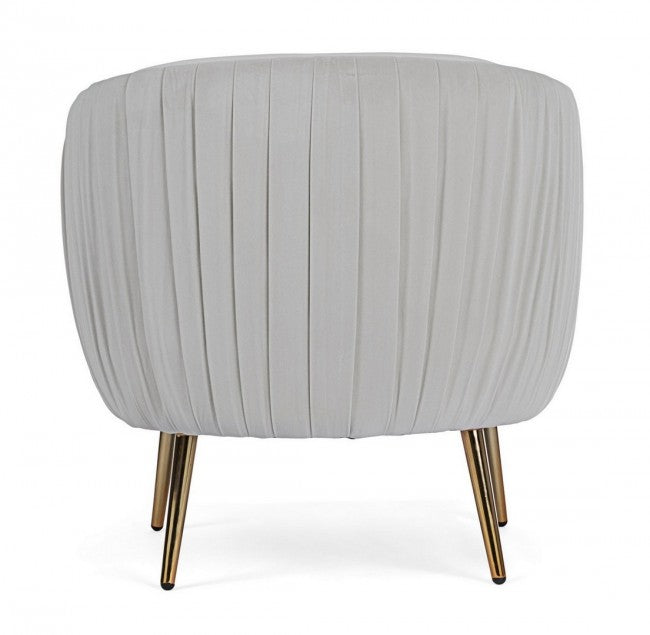 POLTRONA LINSAY GRIGIO CHIARO