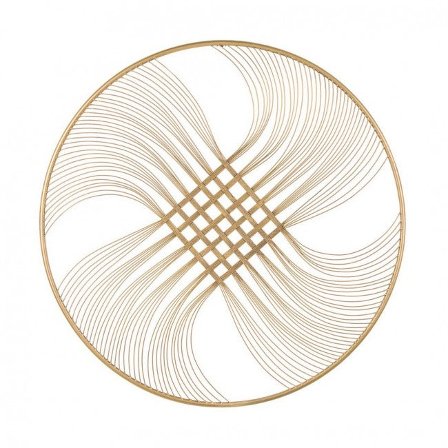 DECORAZIONE PARETE ZAIRA ORO D90