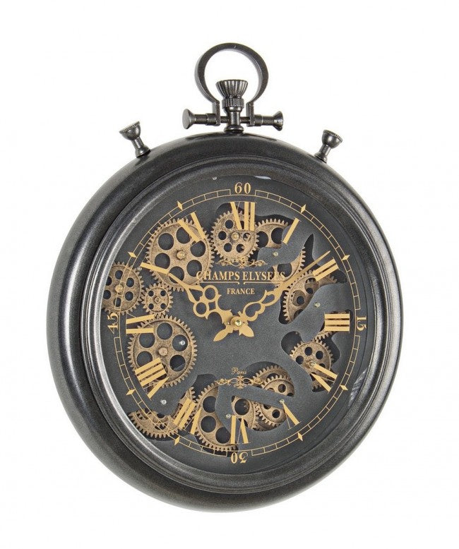 OROLOGIO PARETE ENGRENAGE NERO D40