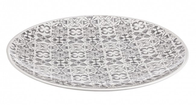 PIATTO DECORATIVO ARES CR GRIGIO