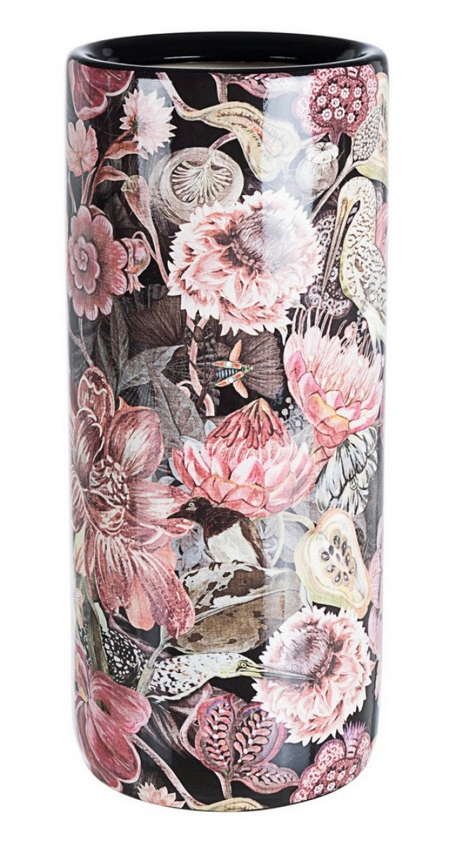 P.OMBRELLO FIORE ROSA PORC H46