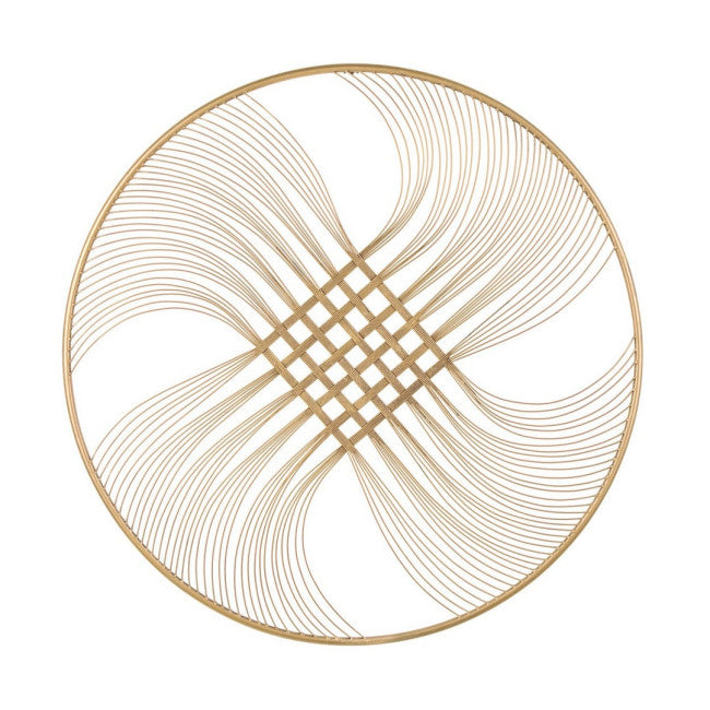 DECORAZIONE PARETE ZAIRA ORO D90