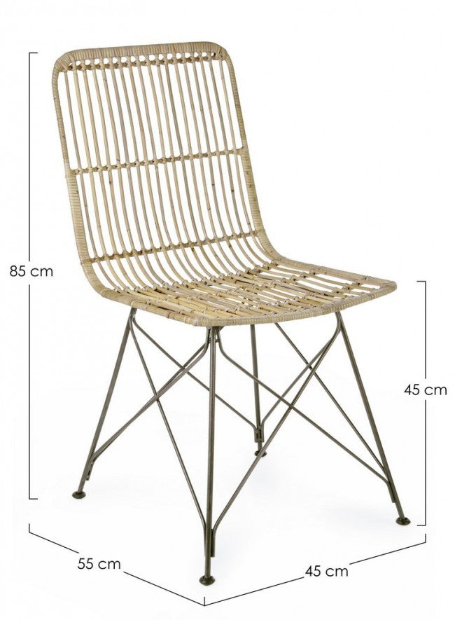 SEDIA LUCILA KUBU NATURAL