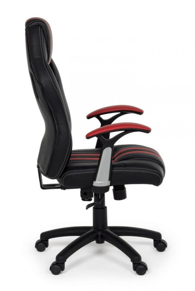 POLTRONA UFFICIO C-BR SPIDER ROSSO