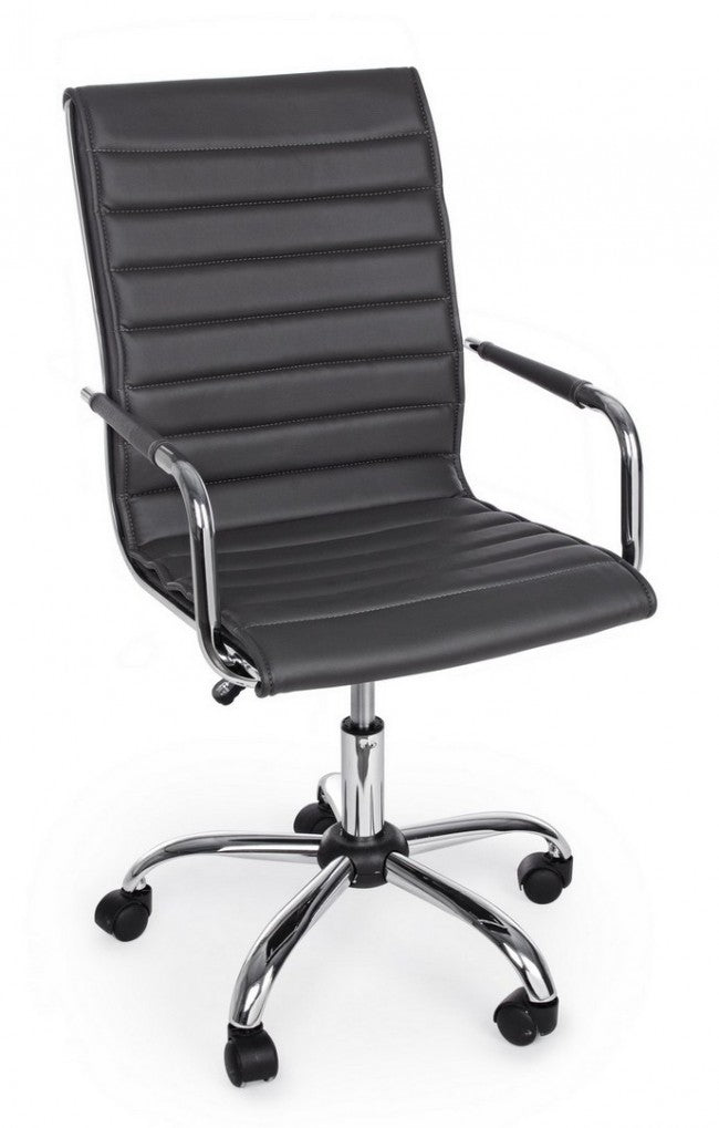 POLTRONA UFFICIO C-BR PERTH GRIGIO SCURO