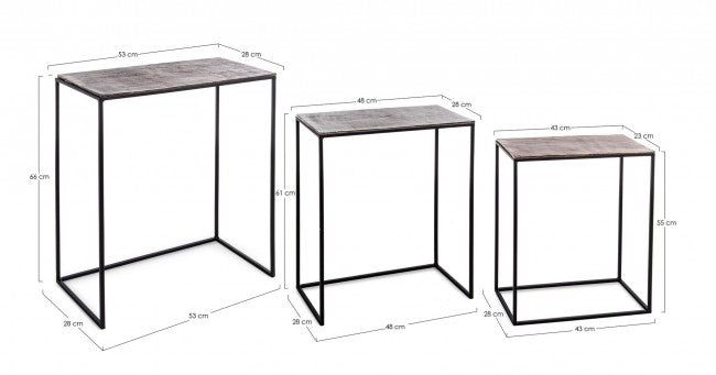 SET3 TAVOLINO TAHIR RETT