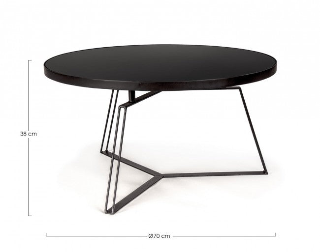 TAVOLINO ZAIRA NERO D70