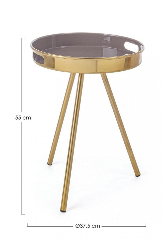 TAVOLINO INESH TORTORA D37.5