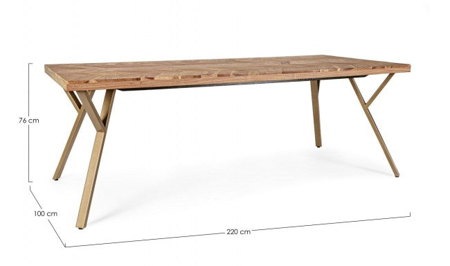TAVOLO RAIDA 220X100