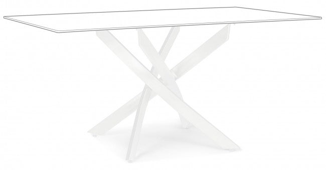 BASE TAVOLO GEORGE BIANCO 160X90
