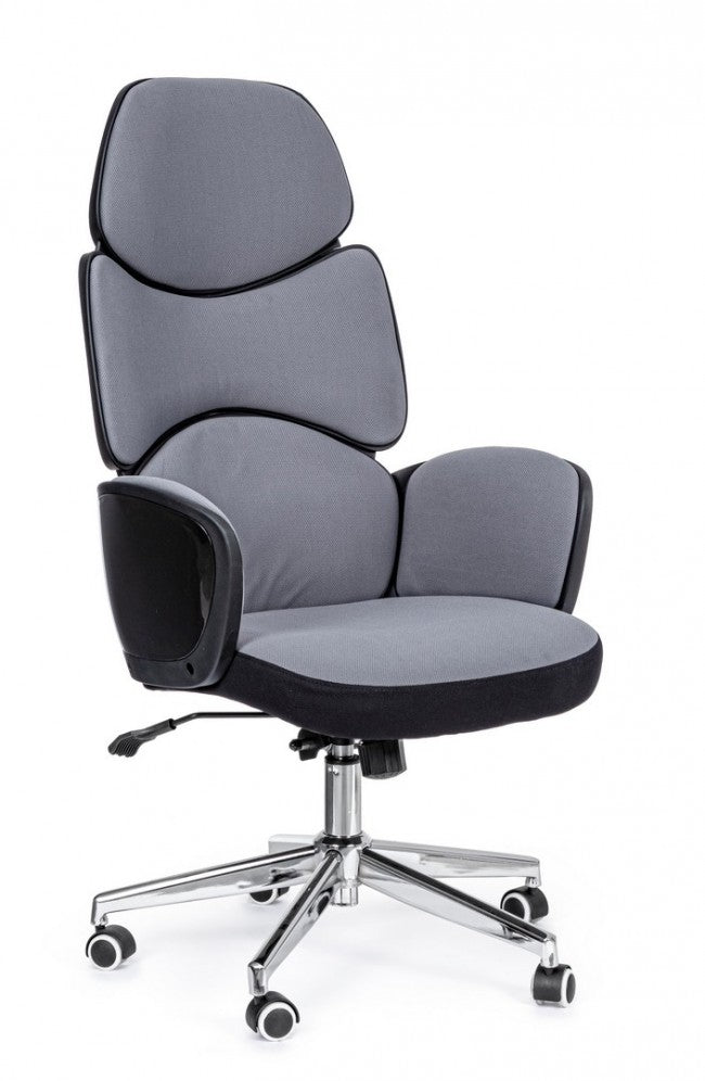 POLTRONA UFF. ARMSTRONG GRIGIO SC-NERO
