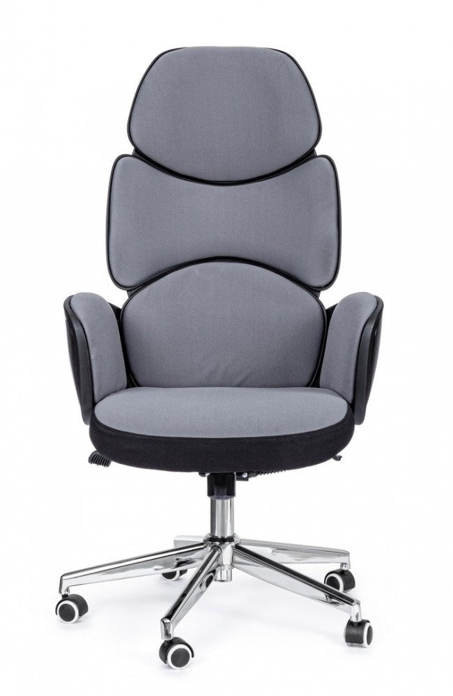 POLTRONA UFF. ARMSTRONG GRIGIO SC-NERO
