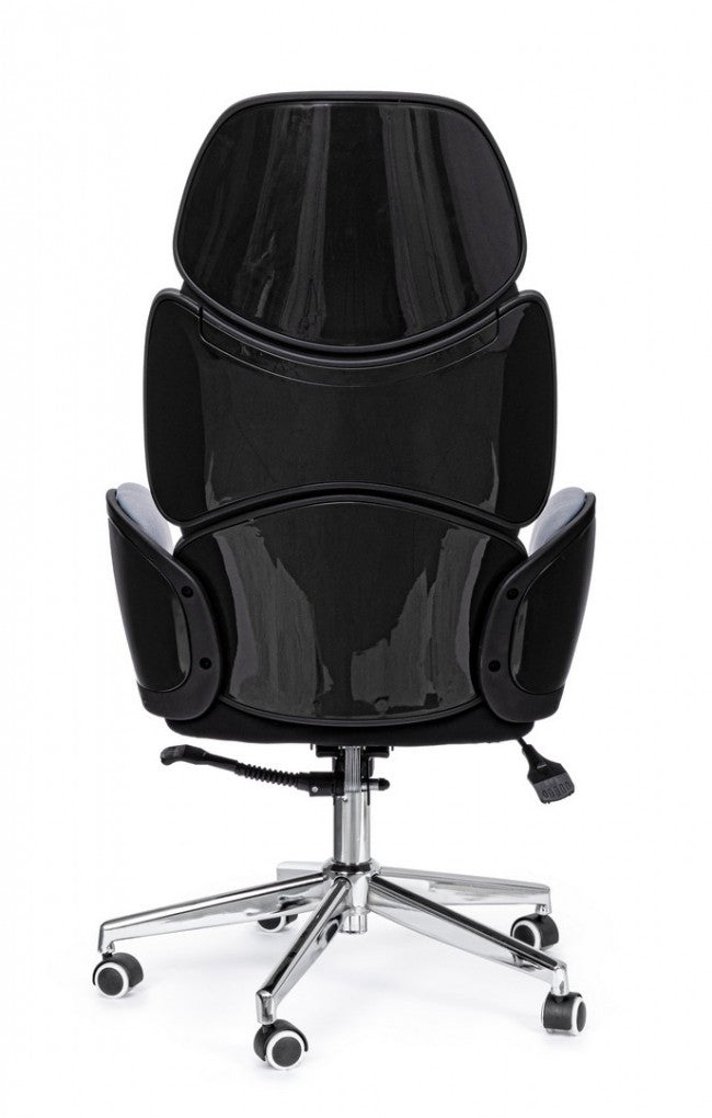 POLTRONA UFF. ARMSTRONG GRIGIO SC-NERO