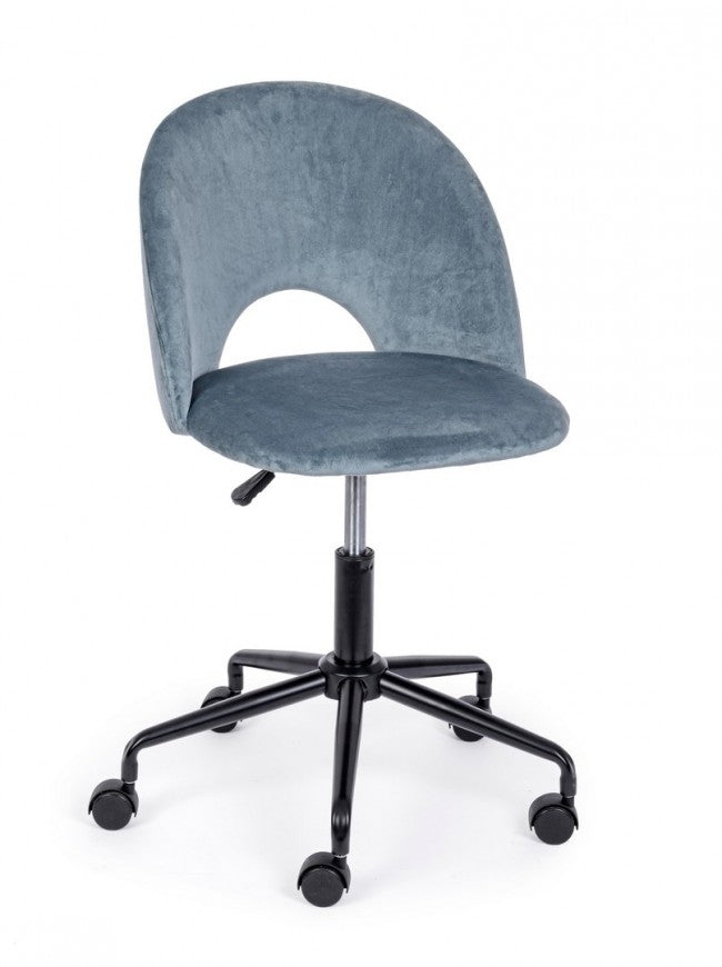 SEDIA UFF. LINZEY AZZURRO