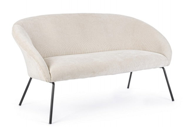 DIVANO AIKO VELVET BIANCO