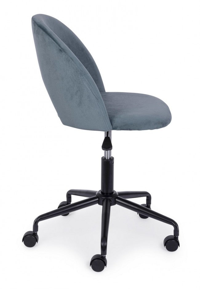 SEDIA UFF. LINZEY AZZURRO