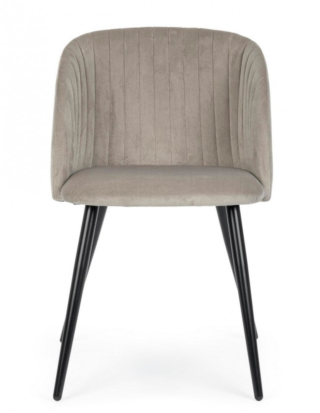 SEDIA QUEEN VELVET TORTORA