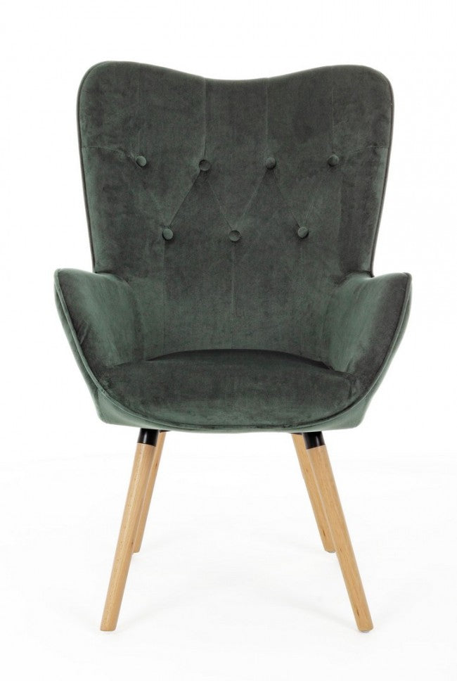 POLTRONA JULIET VELVET VERDE BOSCO