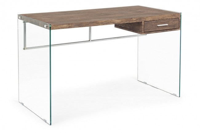 SCRIVANIA 1C SUAMI ROVERE BROWN 122X60