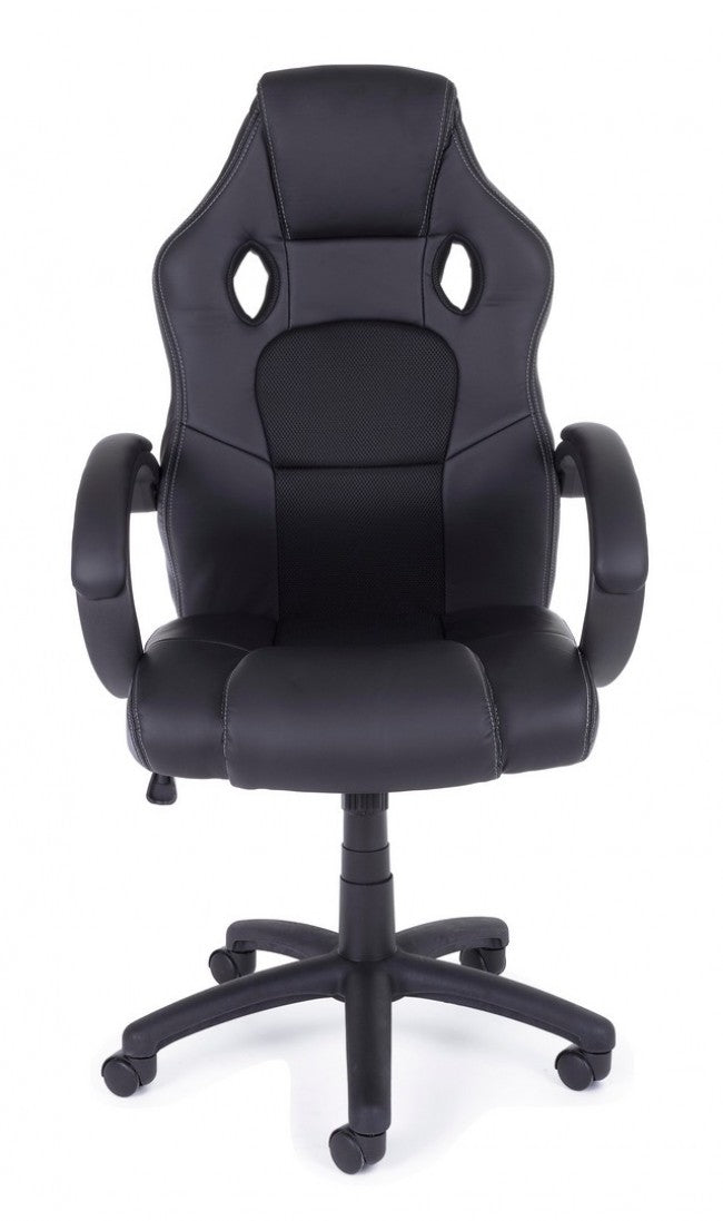 POLTRONA UFF C-BR RACING NERO