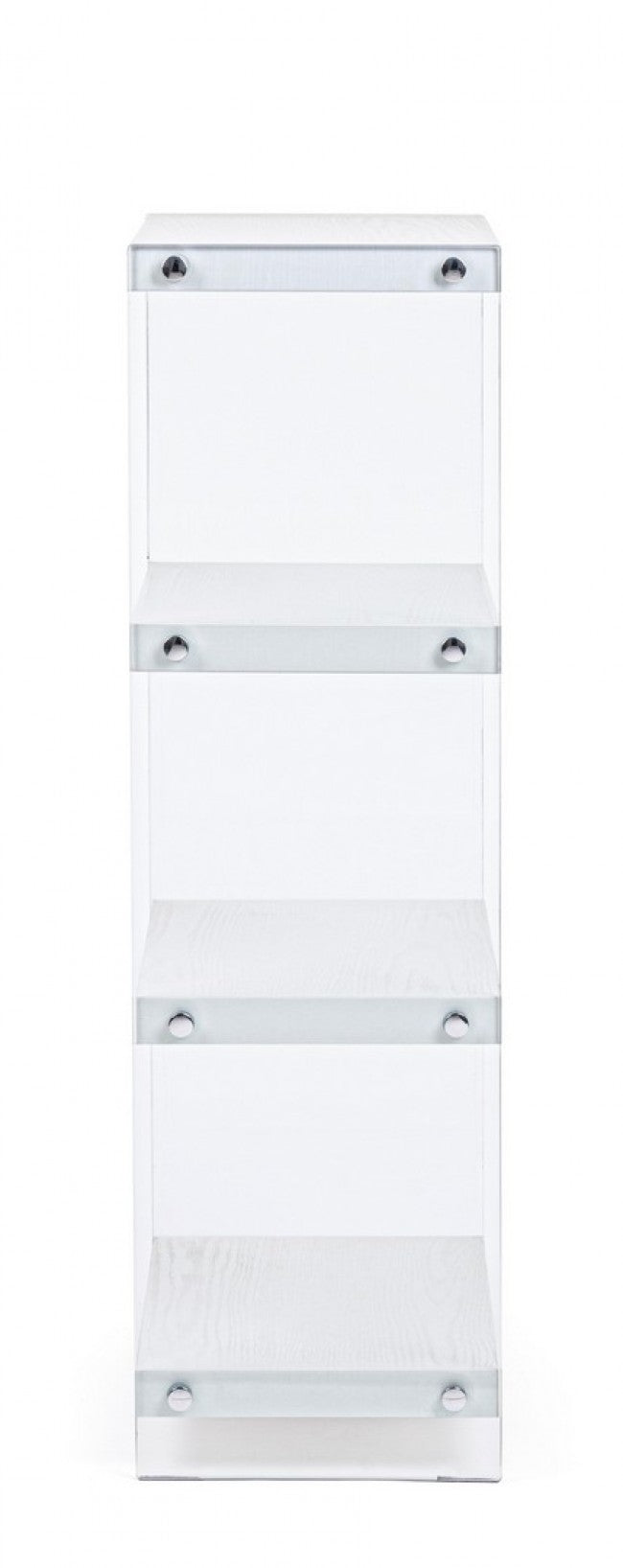 LIBRERIA 4P LINE WOOD BIANCO