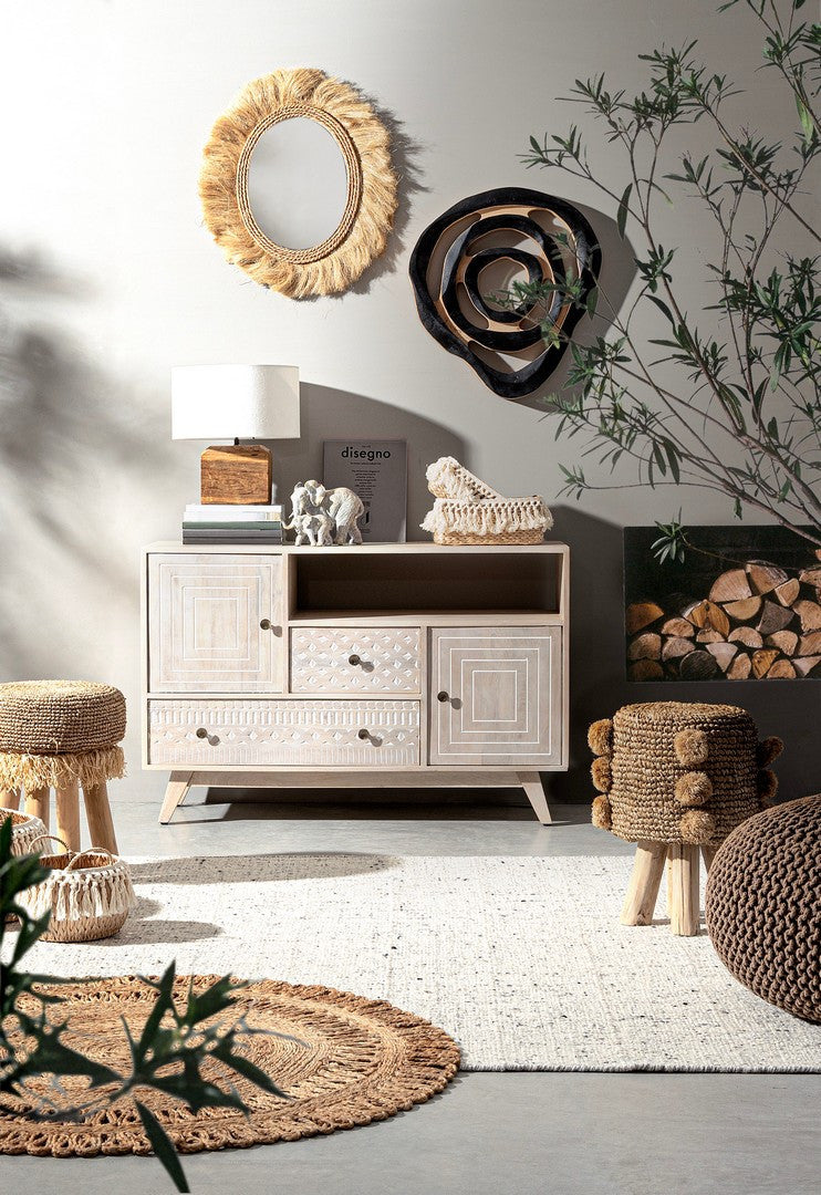 DECORAZIONE PARETE LENWOOD NERA S