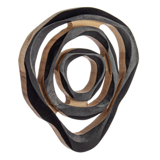 DECORAZIONE PARETE LENWOOD NERA S