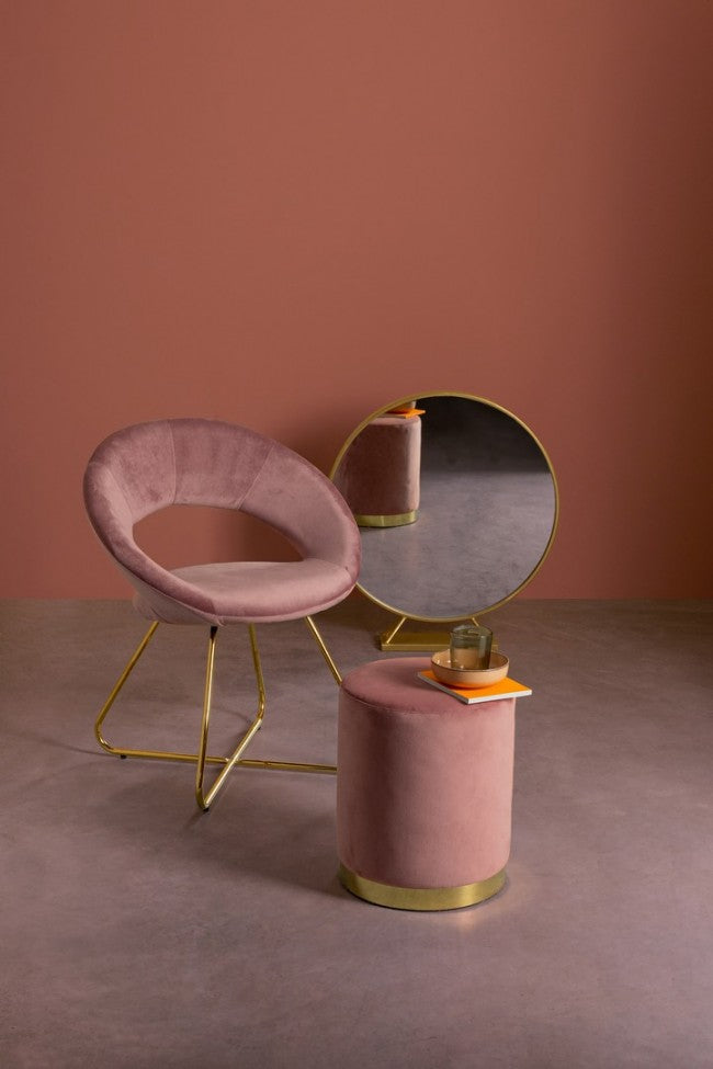 POUF LUCILLA ROSA ANTIK