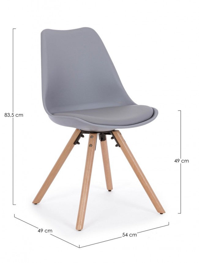 SEDIA NEW TREND GRIGIO
