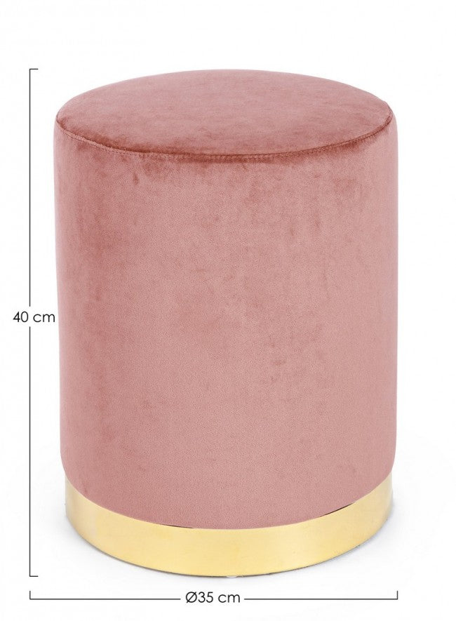 POUF LUCILLA ROSA ANTIK