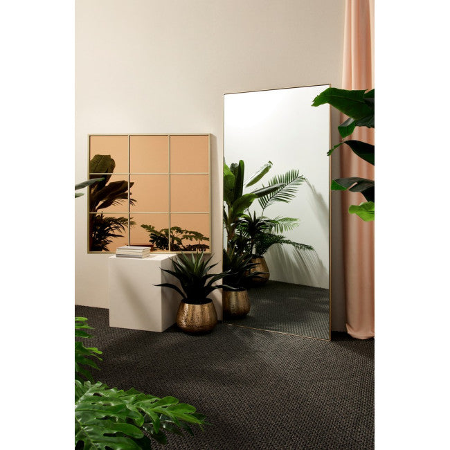 SPECCHIO C-C WINDOW PLANET ORO-BR 90X90