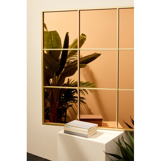 SPECCHIO C-C WINDOW PLANET ORO-BR 90X90
