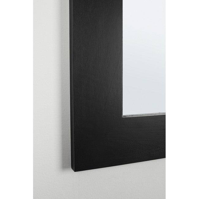 SPECCHIO C-C TIZIANO RETT NERO 72X92