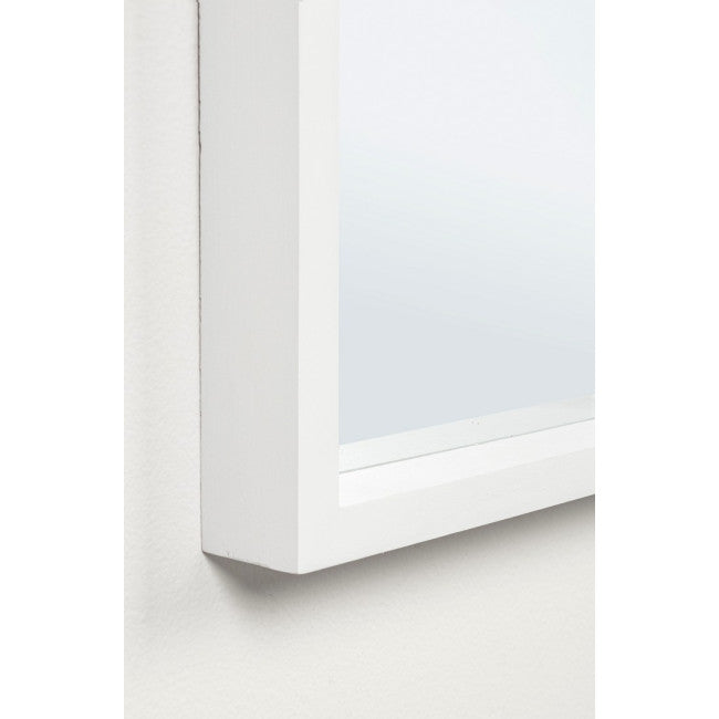 SPECCHIO C-C TIZIANO RETT BIANCO 32X122