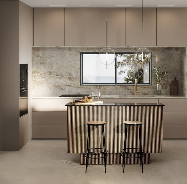 SGABELLO BAR AMIRA NICKLE H77