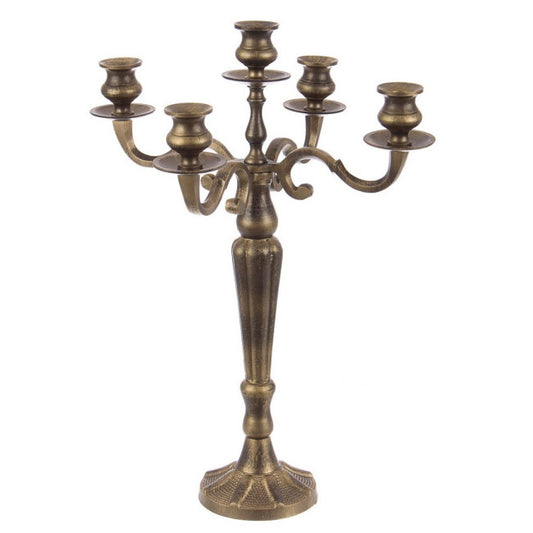 CANDELABRO LARYN 5FUOCHI BRUNITO H52